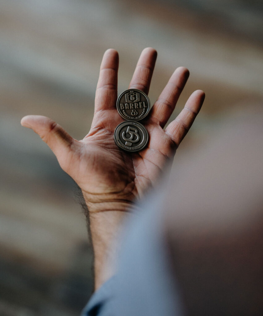 Bootlegger Club Challenge Coins